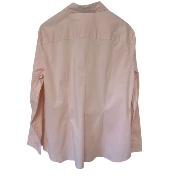 NY&CO 7th Avenue Lace Trim Button Down Blouse - Picture 2 of 6